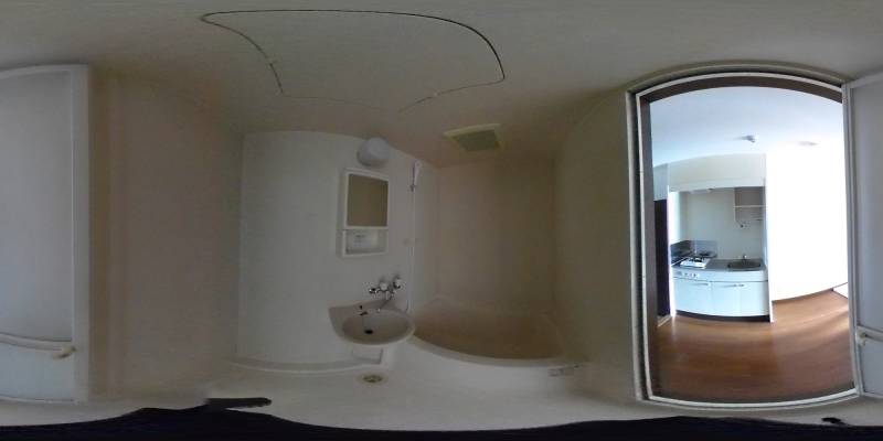 パノラマ画像バスルーム