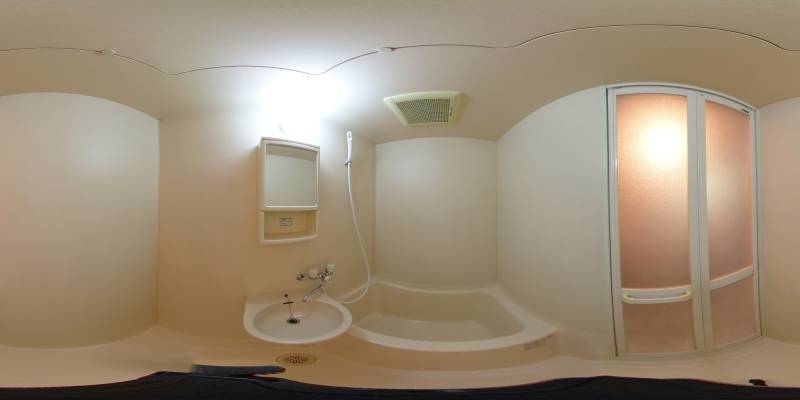パノラマ画像バスルーム