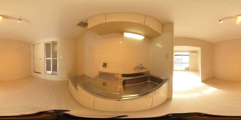 パノラマ画像キッチン