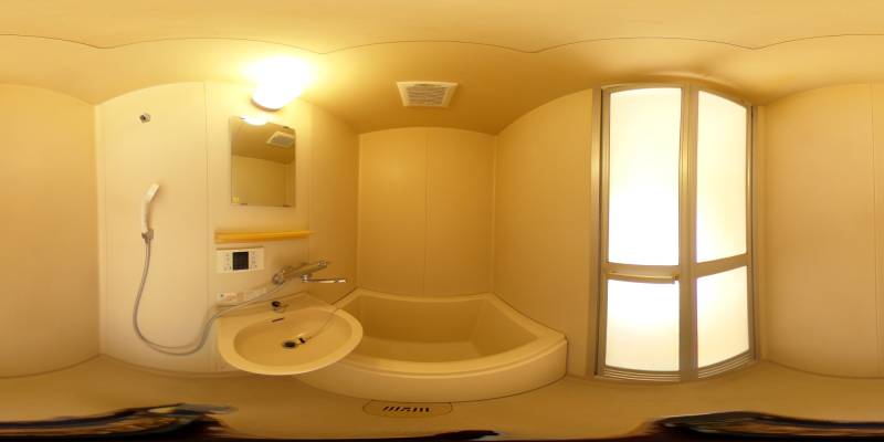 パノラマ画像バスルーム