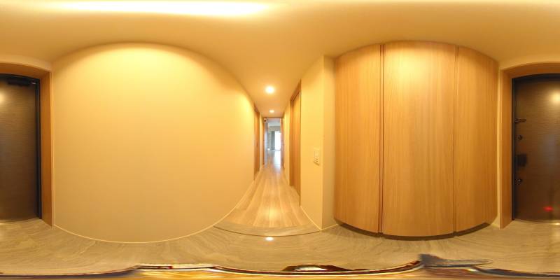 パノラマ画像玄関