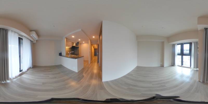 パノラマ画像リビング