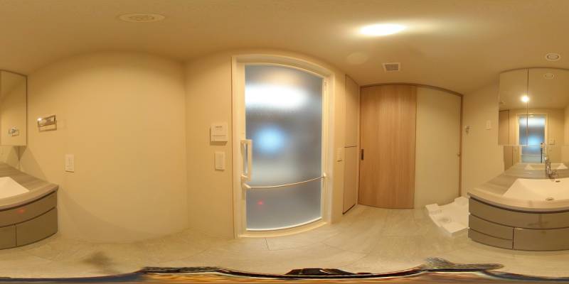 パノラマ画像洗面所