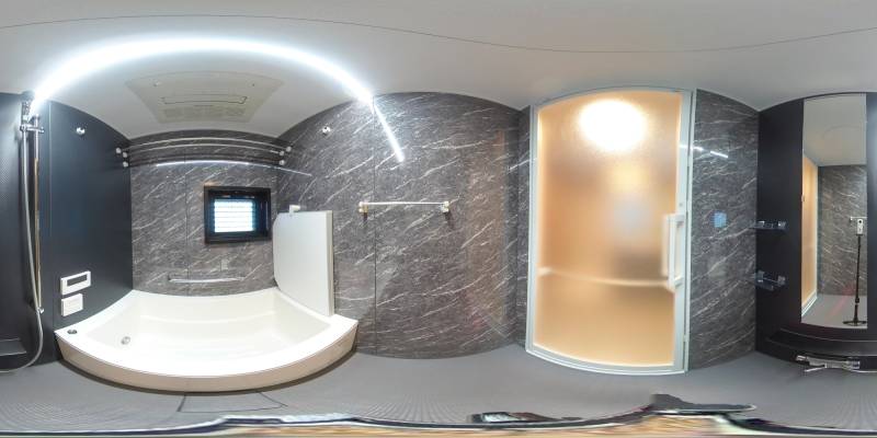 パノラマ画像バスルーム