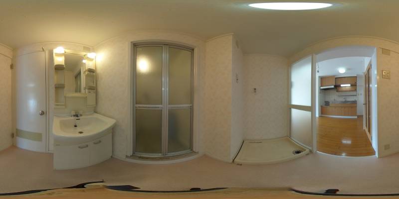 パノラマ画像洗面所