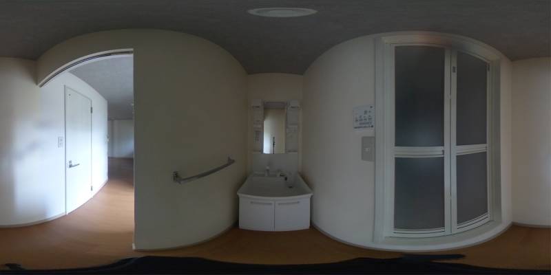 パノラマ画像洗面所