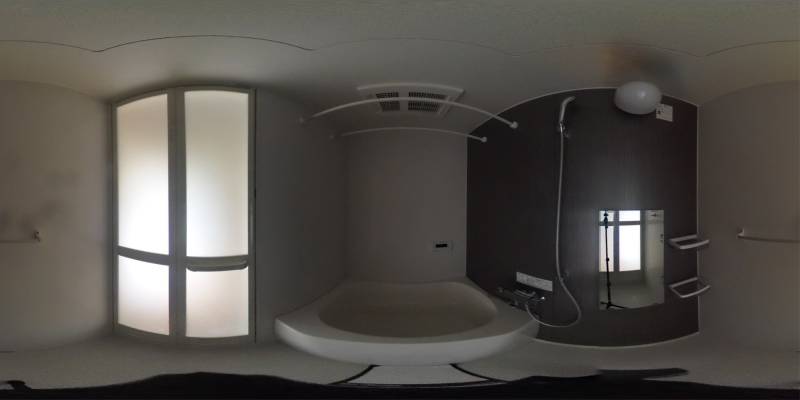 パノラマ画像バスルーム