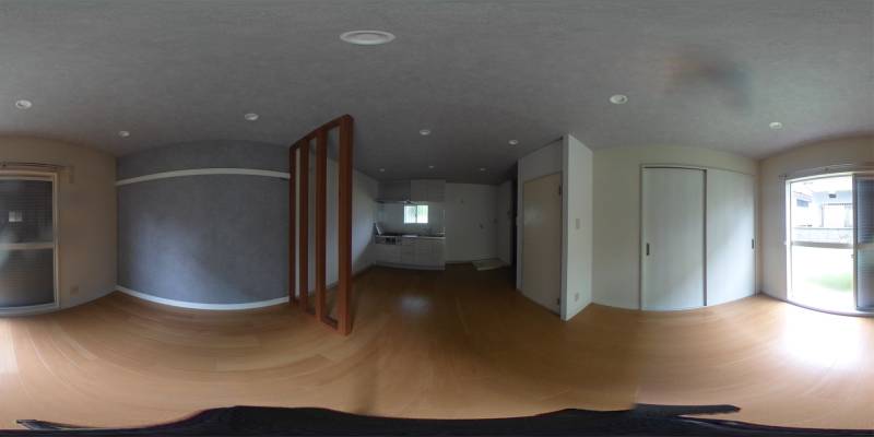 パノラマ画像リビング