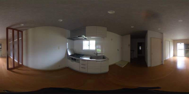 パノラマ画像キッチン