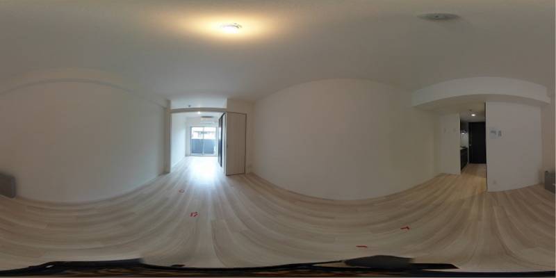 パノラマ画像リビング