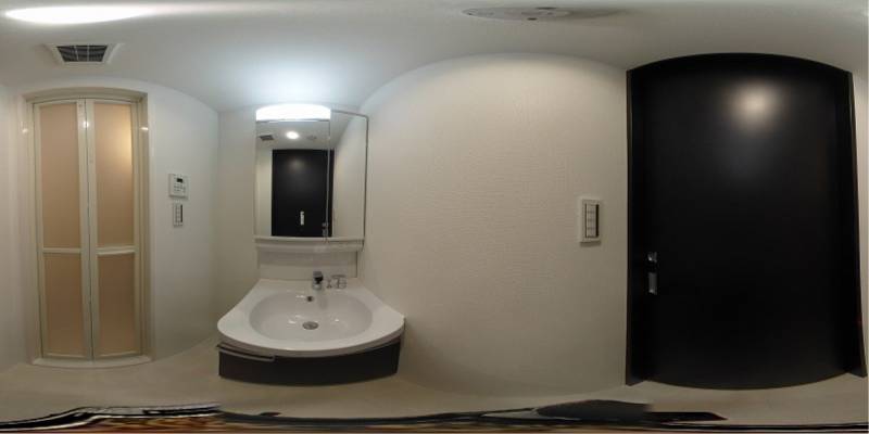 パノラマ画像洗面所