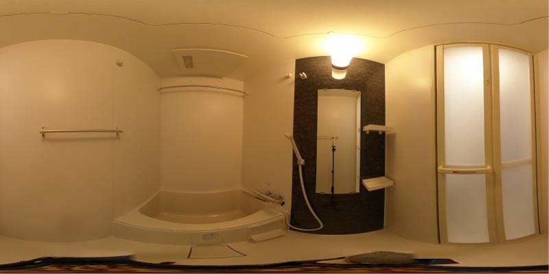 パノラマ画像バスルーム