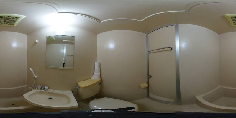 パノラマ画像バスルーム