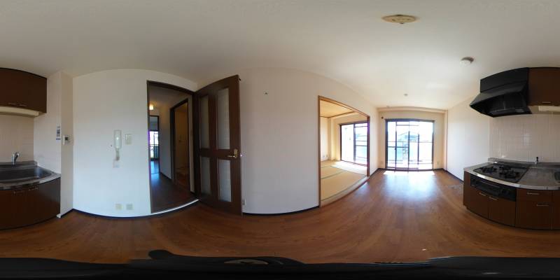 パノラマ画像キッチン