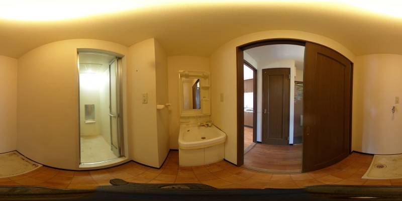 パノラマ画像洗面所