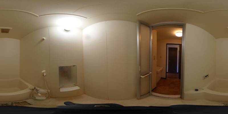 パノラマ画像バスルーム