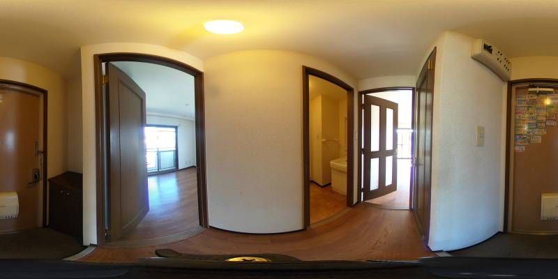 パノラマ画像玄関