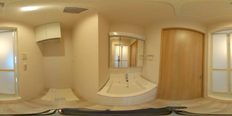 パノラマ画像洗面所