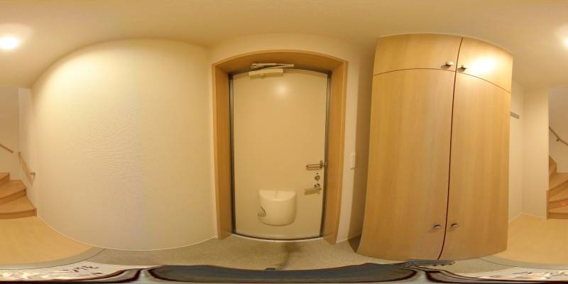 パノラマ画像玄関