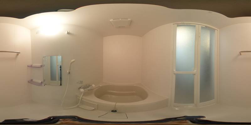 パノラマ画像バスルーム