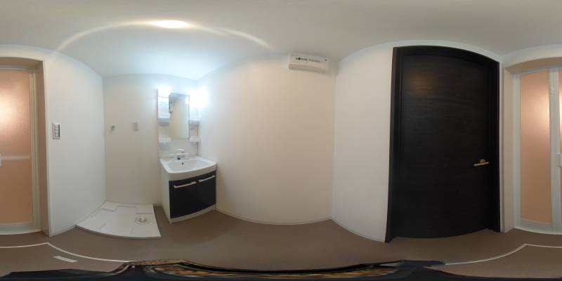 パノラマ画像洗面所