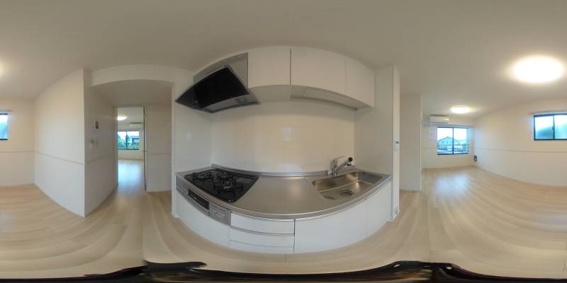 パノラマ画像キッチン