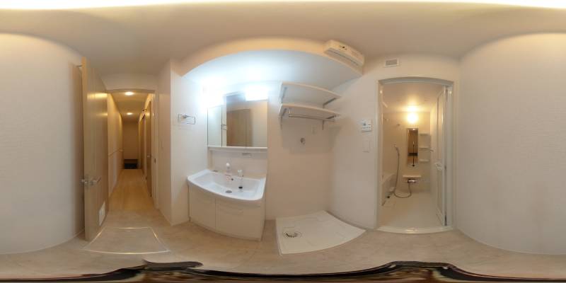 パノラマ画像洗面所