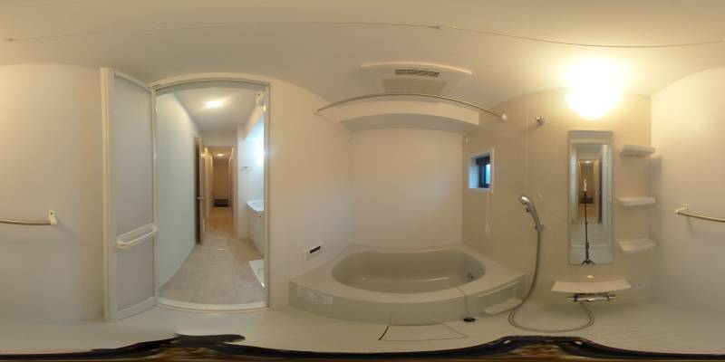 パノラマ画像バスルーム