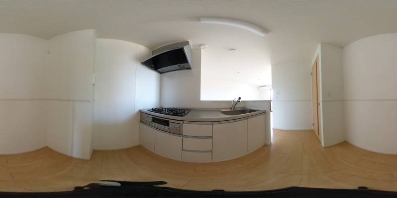 パノラマ画像キッチン