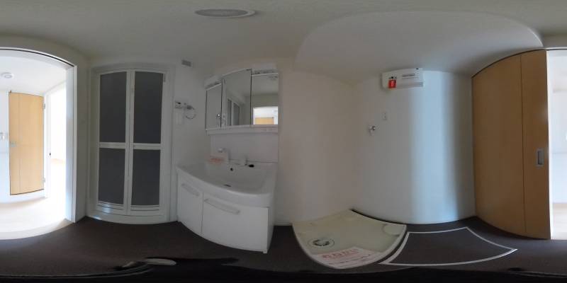 パノラマ画像洗面所