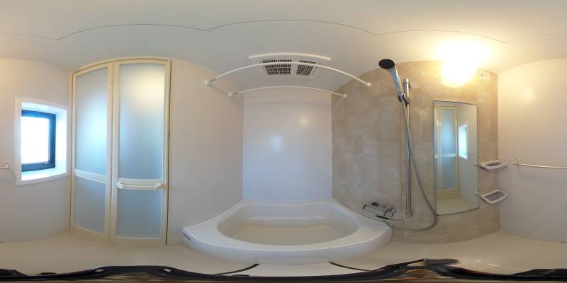 パノラマ画像バスルーム