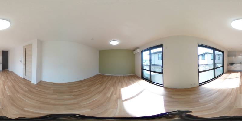 パノラマ画像リビング