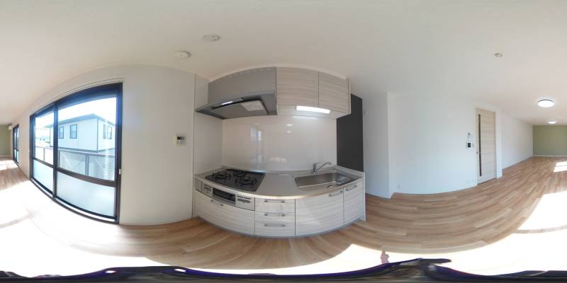 パノラマ画像キッチン