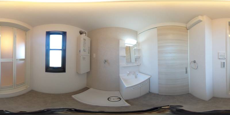 パノラマ画像洗面所