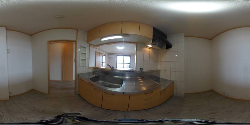 パノラマ画像キッチン