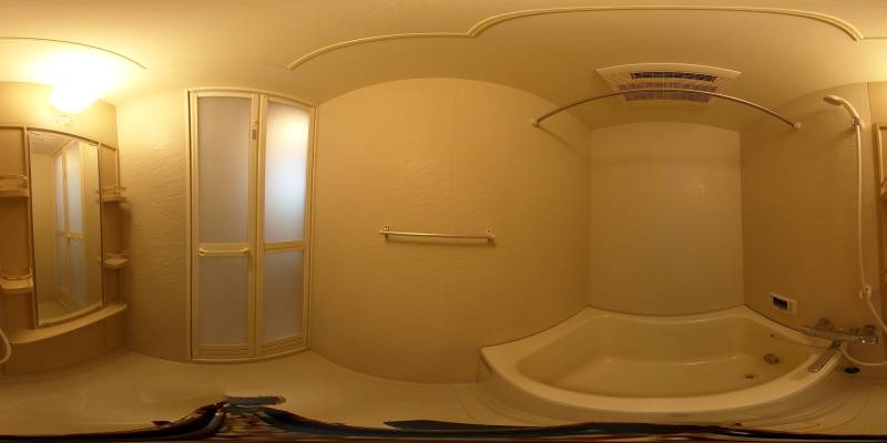 パノラマ画像バスルーム