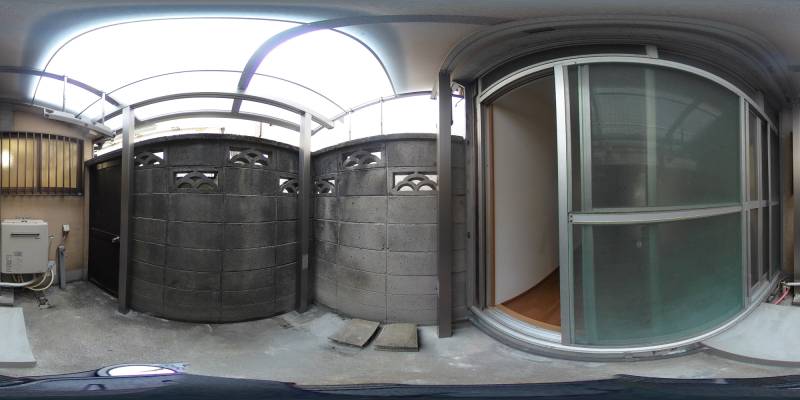 パノラマ画像バルコニー