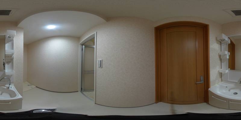 パノラマ画像洗面所