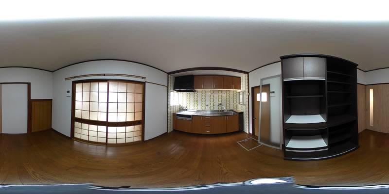 パノラマ画像キッチン