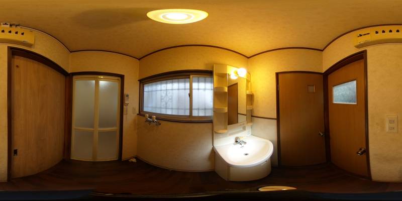 パノラマ画像洗面所