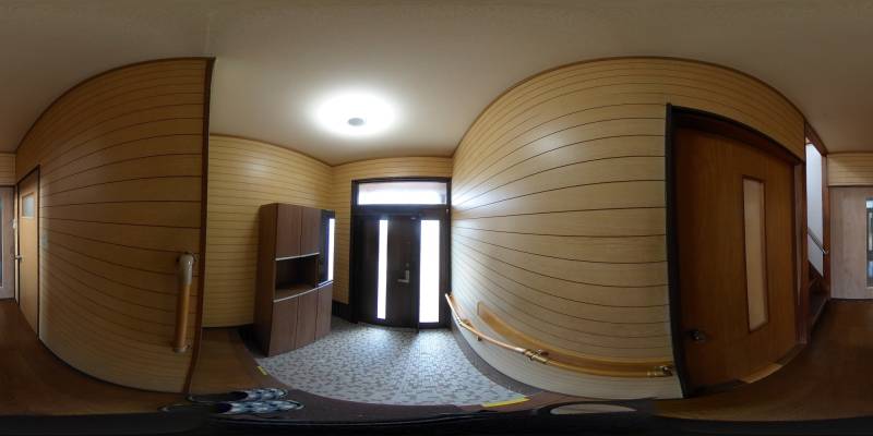 パノラマ画像玄関