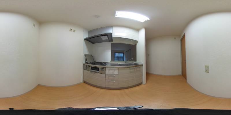 パノラマ画像キッチン