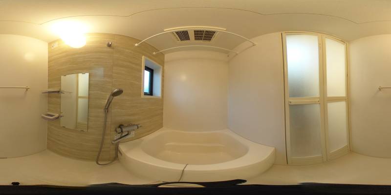 パノラマ画像バスルーム