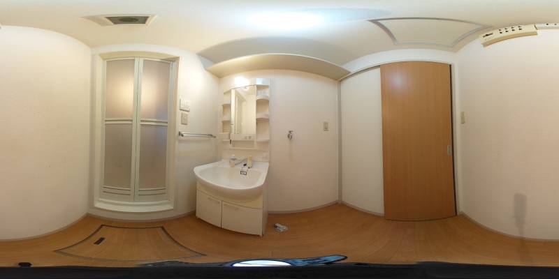 パノラマ画像洗面所