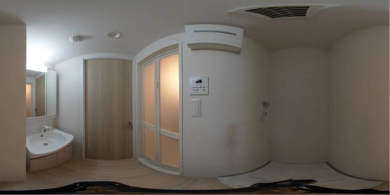 パノラマ画像洗面所