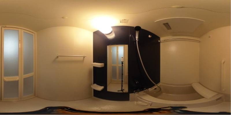 パノラマ画像バスルーム