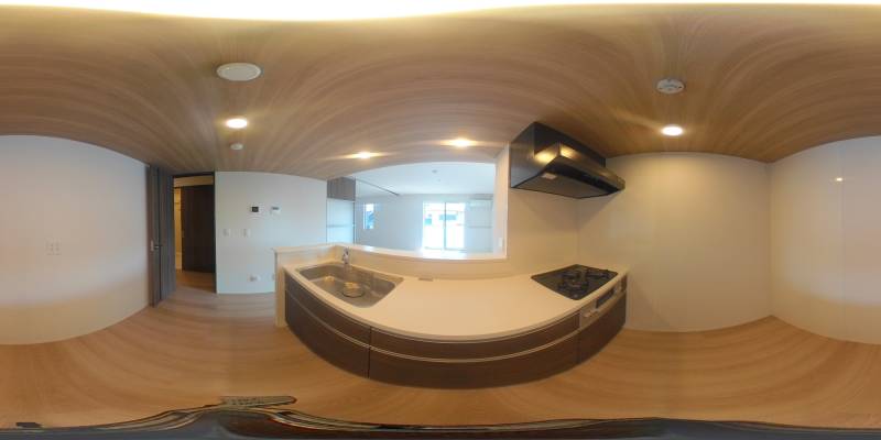 パノラマ画像キッチン