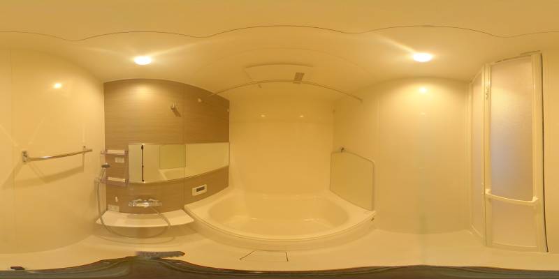 パノラマ画像バスルーム