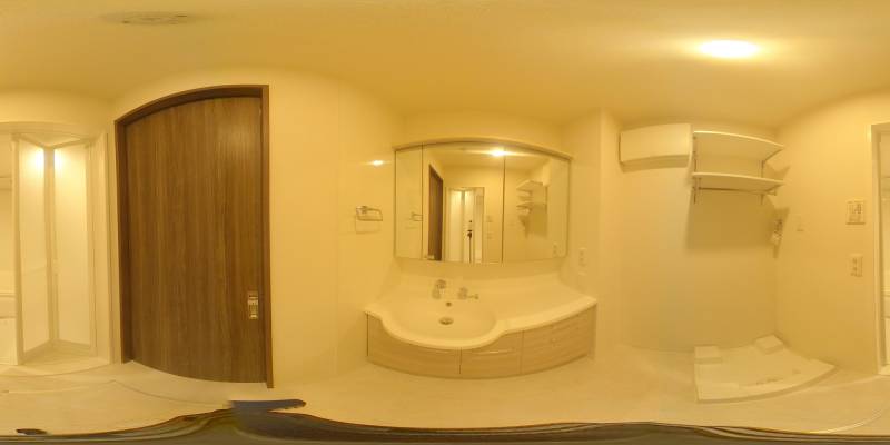 パノラマ画像洗面所