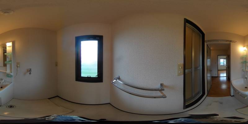 パノラマ画像洗面所